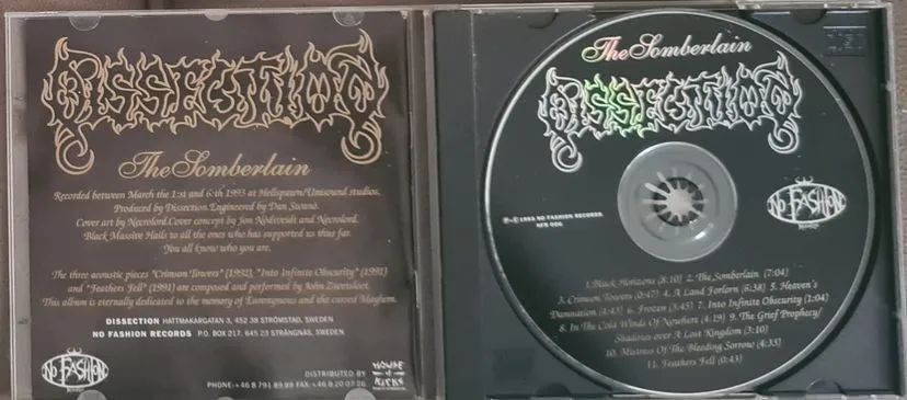 CD original Dissection - The Somberlain - Foto 2