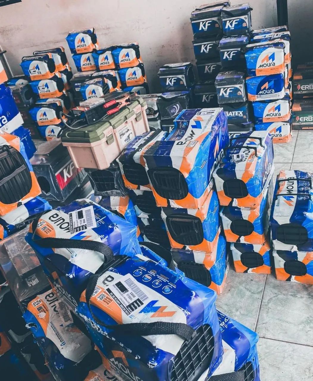 Bateria 60 ah Moura heliar Tudor zetta cral Arion entrega instalação grátis  - Foto 3