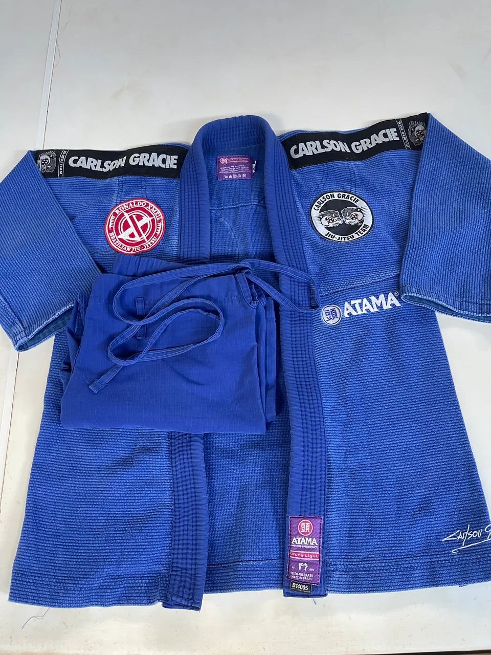 kimono atama ultralight a0 usado jiu jitsu - Foto 2