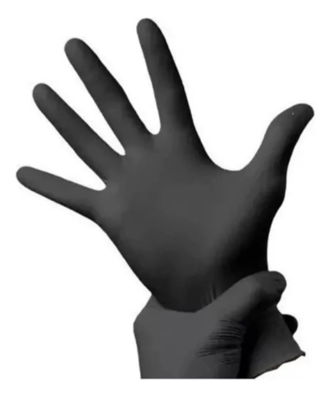 Luvas Nitrílicas Pretas - Bomvink (100 Unidades) *ENTREGA GRÁTIS* - Foto 3