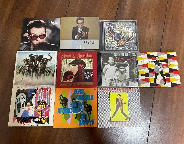 Coleção de CDs Elvis Costello - 10 CDs importados