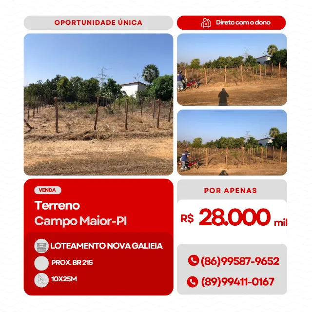 Terreno 10x25
