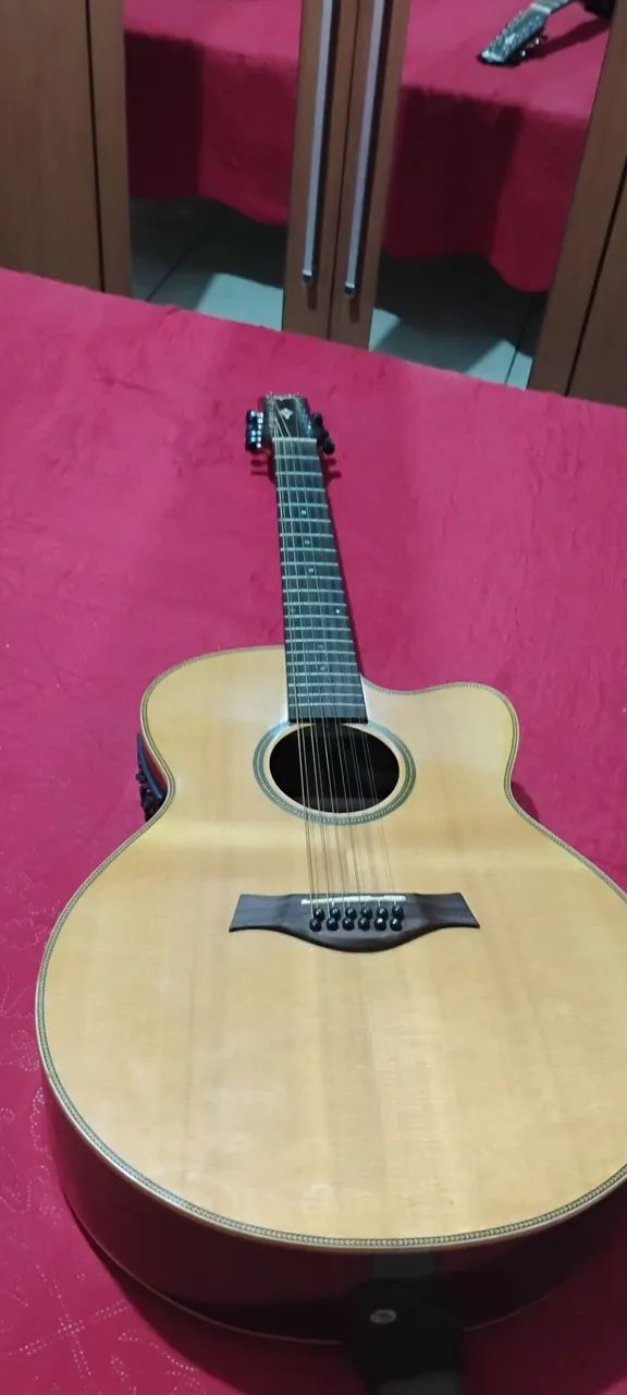 Tagima 12-String Acoustic Guitar MD TJ-212 with FISHMAN Pickup