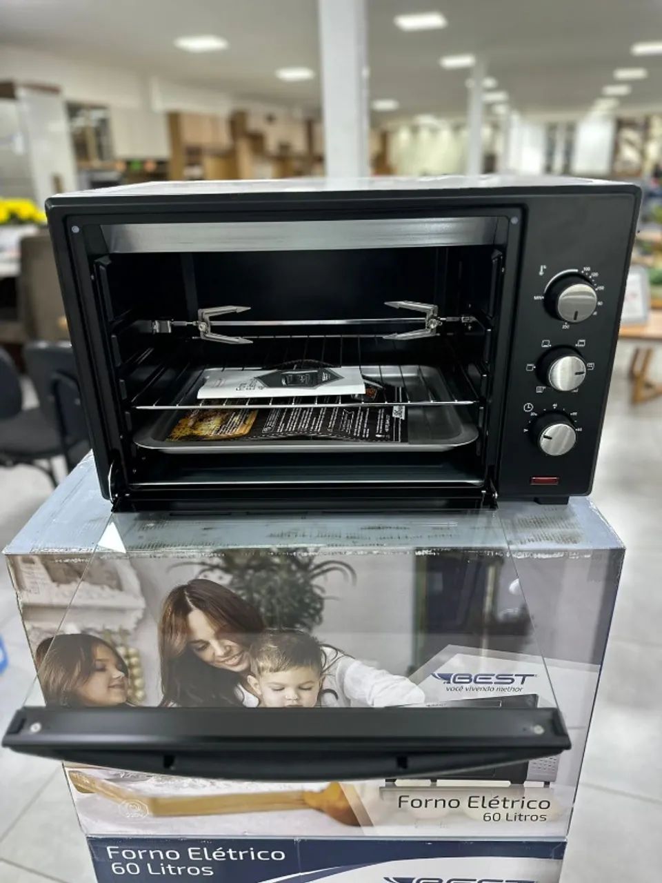 Forno Elétrico Best 48L - Direto da Fábrica  - Foto 4