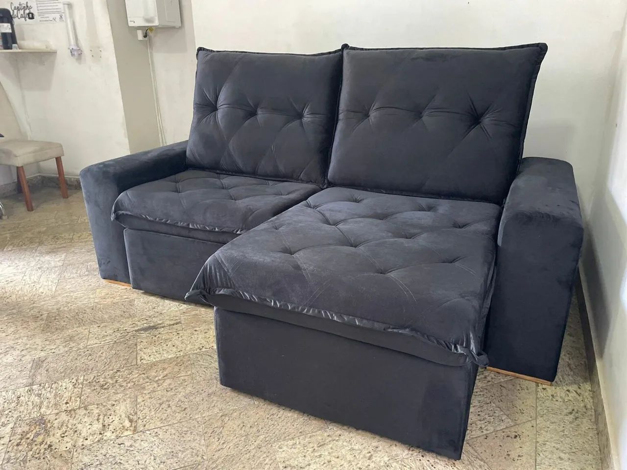 SOFÁ RETRÁTIL RECLINÁVEL SUPER CONFORTO E QUALIDADE GARANTIDOS!! 727TT665578336863107123
