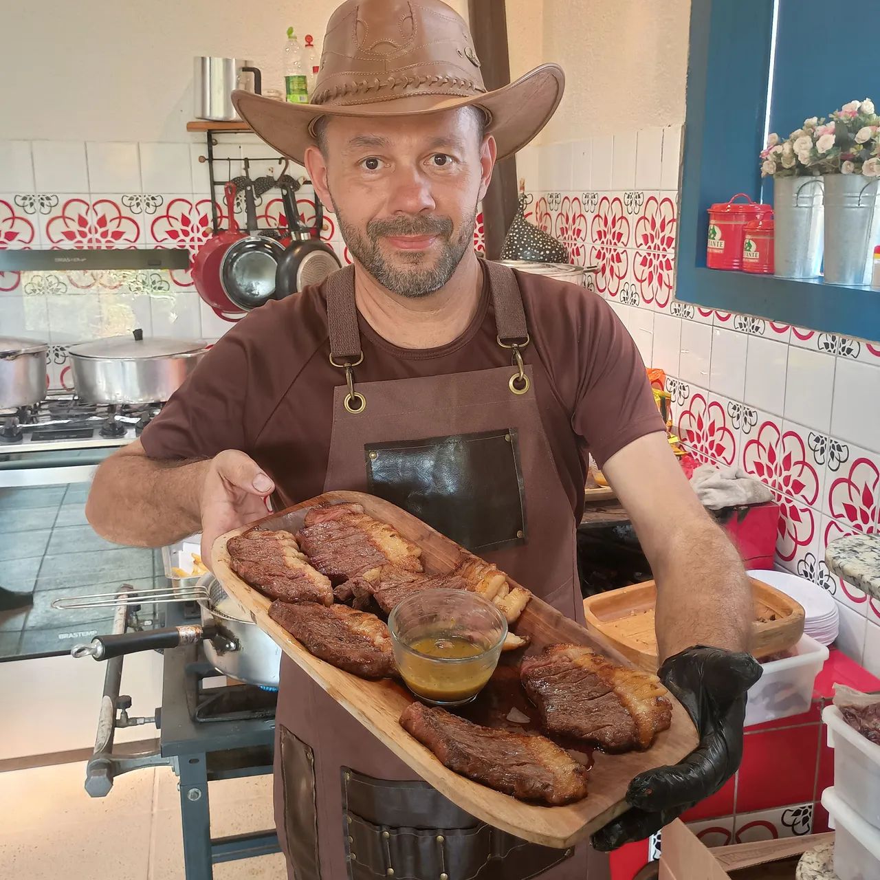 Churrasqueiro Profissional e buffet 