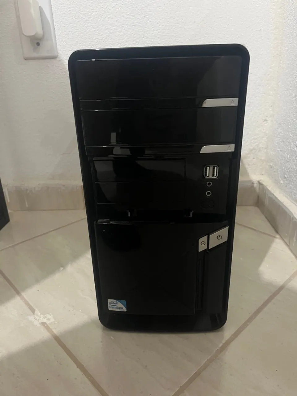 Computador Desktop e Impressora HP
