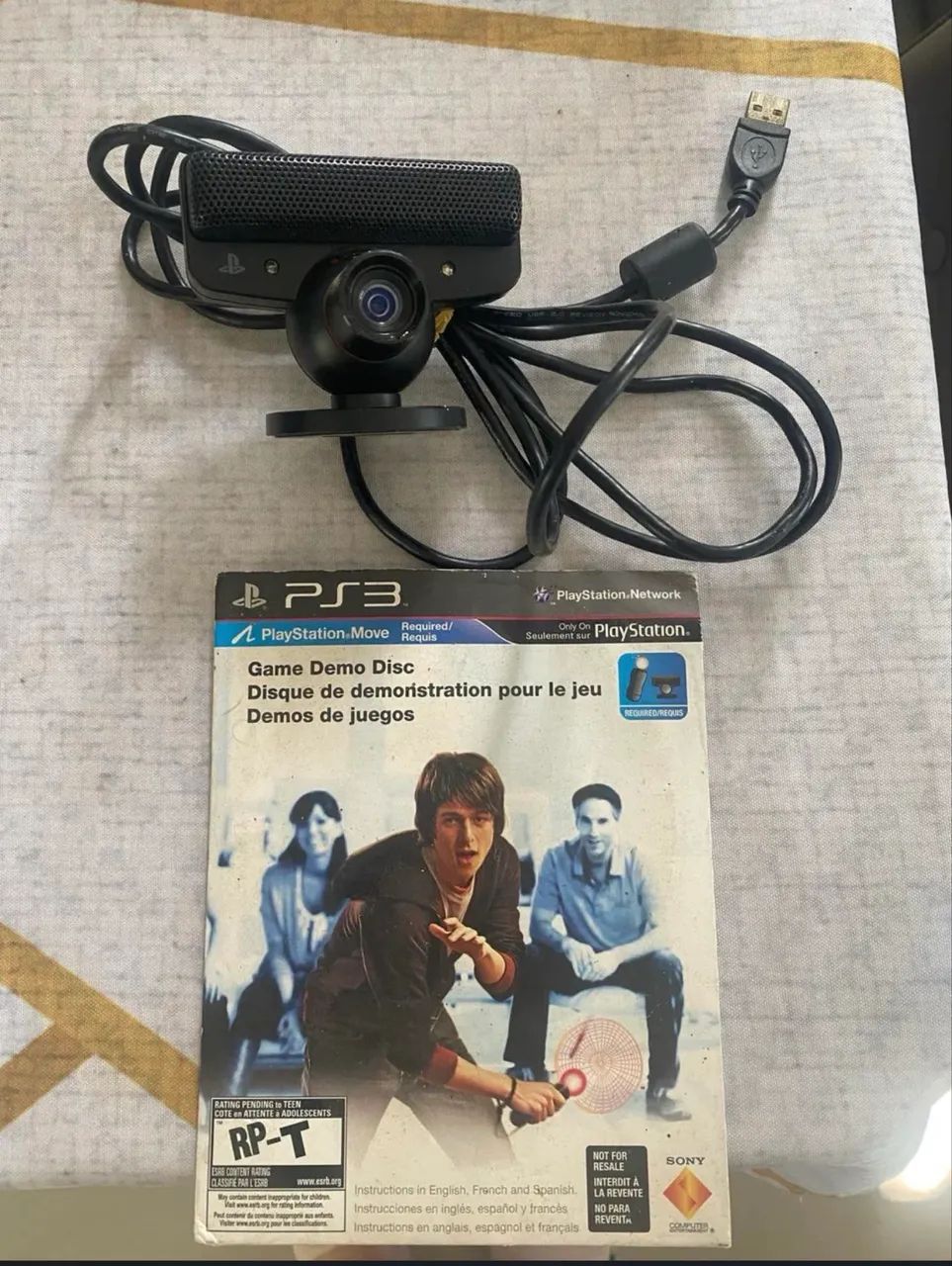 Câmera Eye Ps3 + Demo Disc 