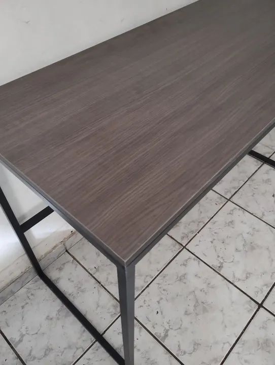 Mesa estilo industrial com MDF  - Foto 2