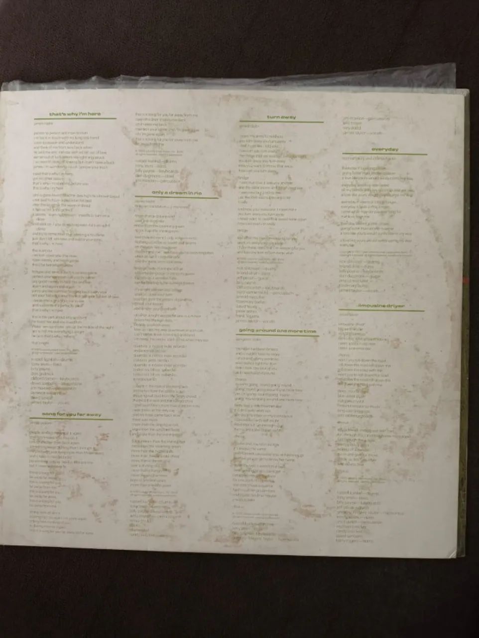 LP James Taylor - That's Why I'm Here - Foto 3