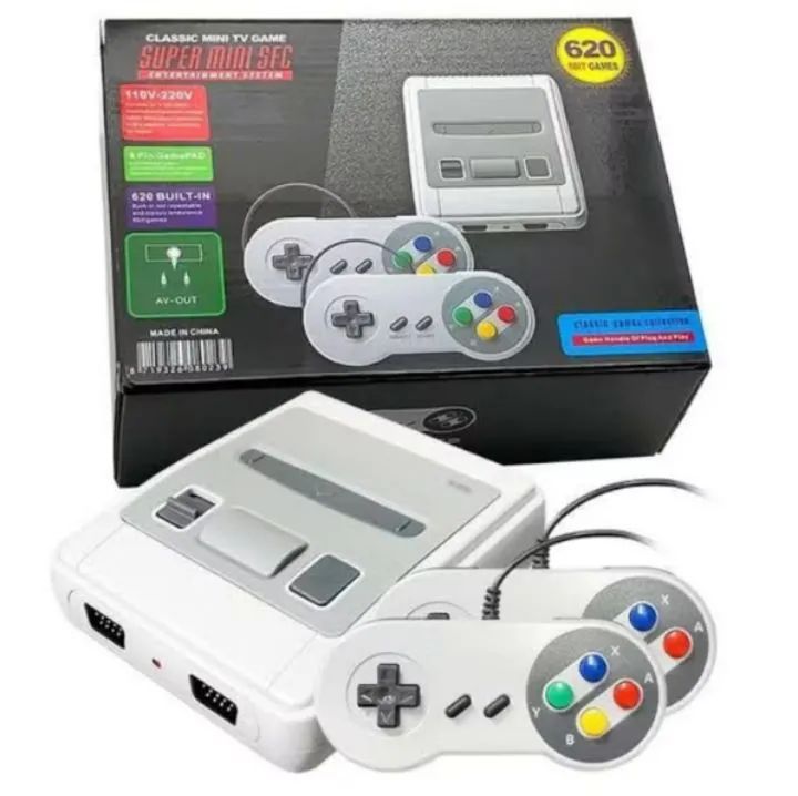 PARA VENDER LOGO, NOVO! Video Game Classic Super Mini Com 2 Controles 8 Bits 620 Jogos