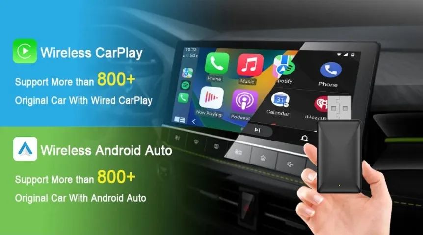 Adaptador Carplay Android Sem Fio 2x1, Conversor Automático - Foto 2