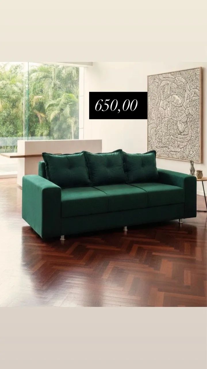 SOFÁ DE 3 lugares 650,00 