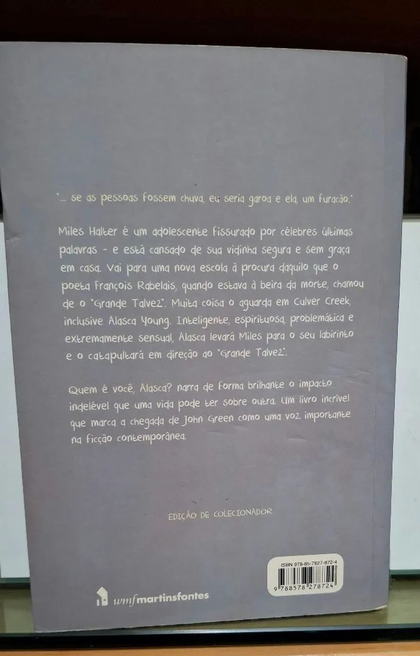Quem é Você, Alaska? - John Green * Edição de colecionador * - Foto 3