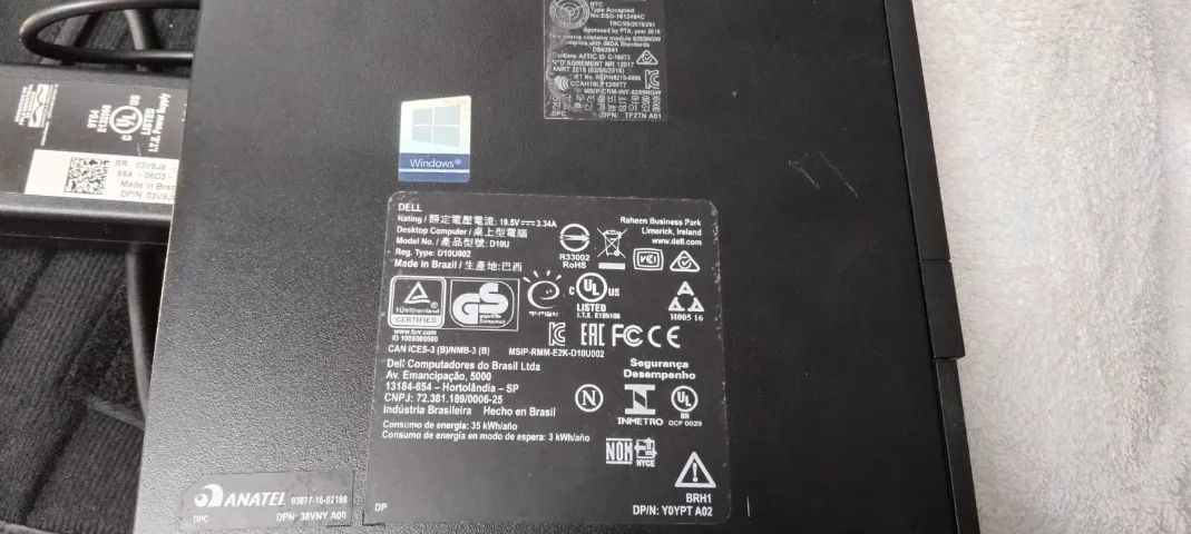 Mini PC Dell I5 3050 7ª Ger 16g Ddr4 Ssd240gb Hdmi W10 Pro Wifi