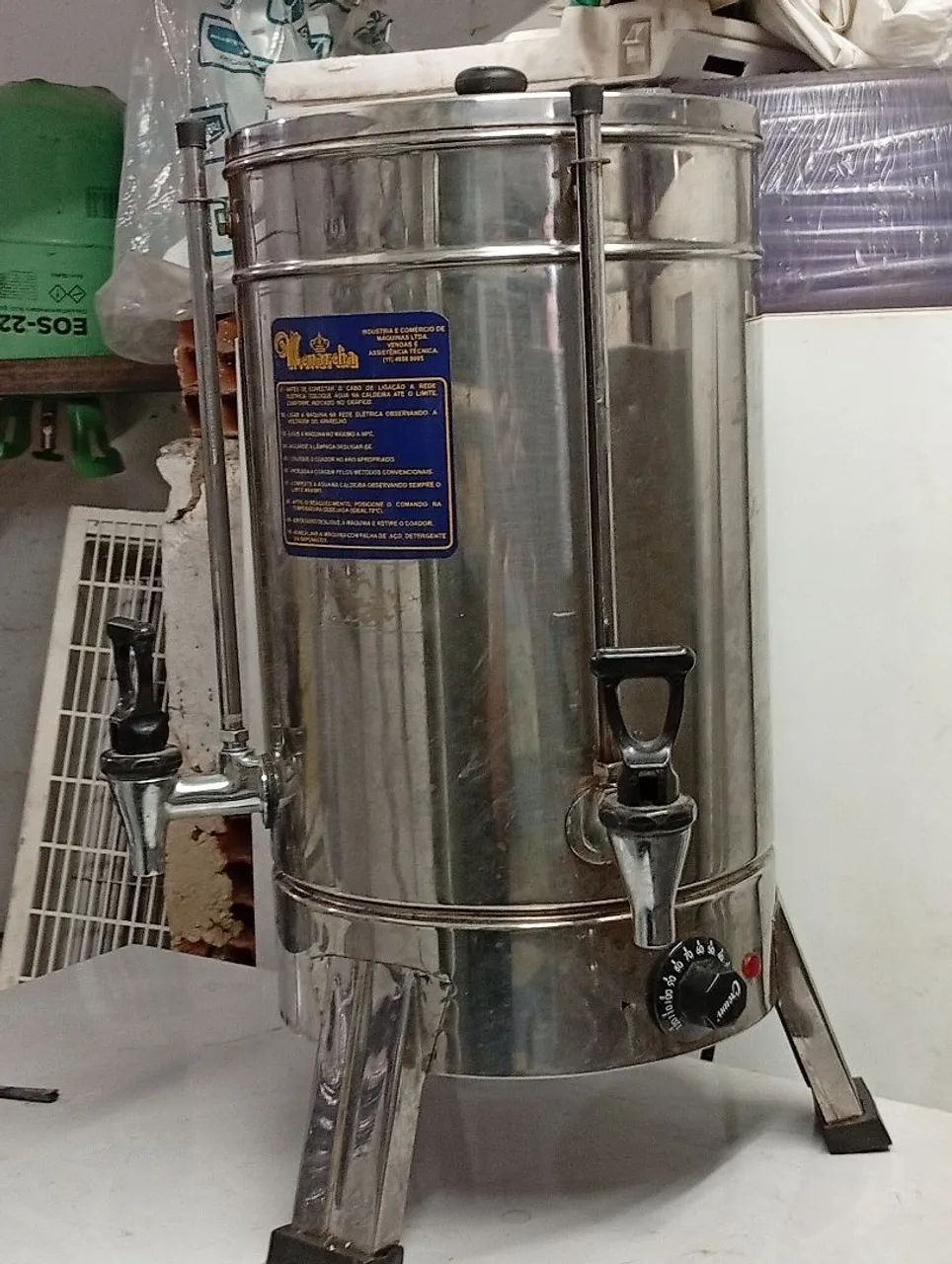 Chaleira elétrica industrial para comércio