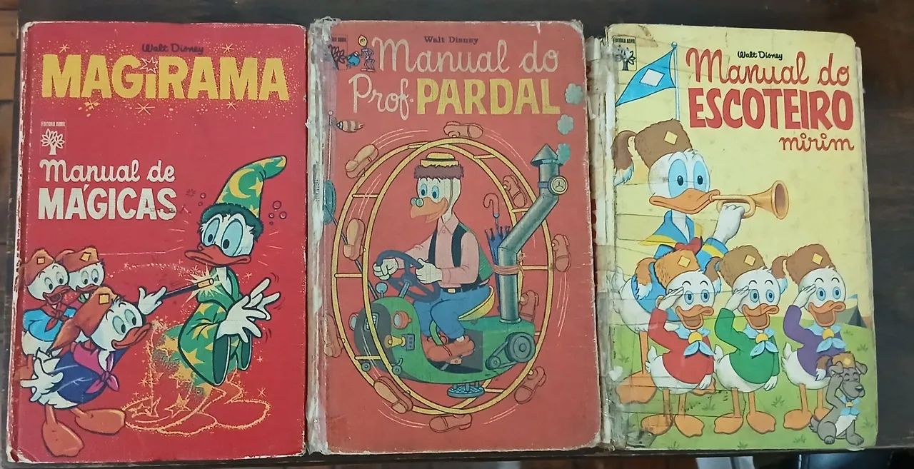 Coleção de Livros Disney - Manuais Antigos.