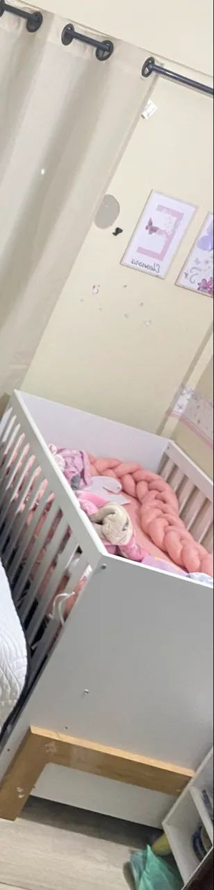Berço novo utilizado apenas uma vez ,já está desmontado 3 meses de uso 