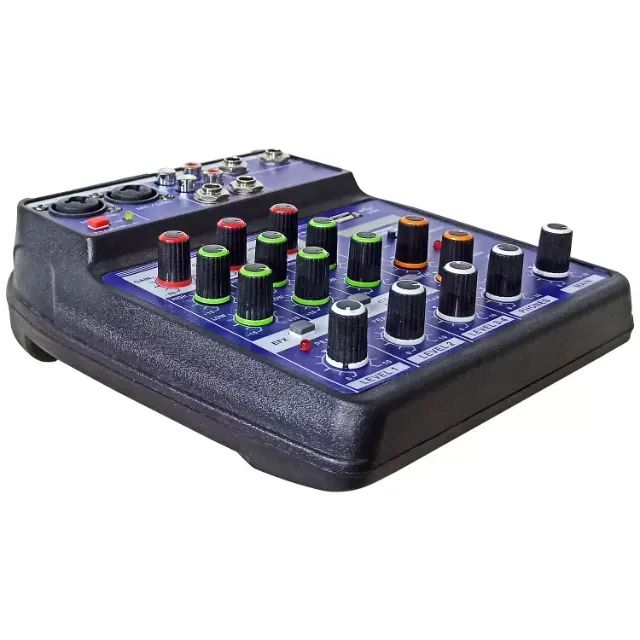 Mesa de Som Usb Mixer Mp3 Digital 4 Canais - E022658 - Foto 3