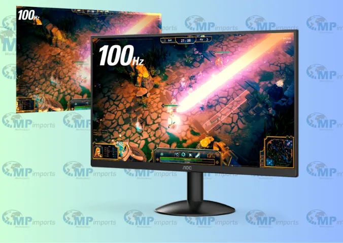 Loja MP Imports: Monitor Gamer Aoc 21,5 Full Hd 100hz 1ms 22b30hm2 Preto 127/220V - Foto 3