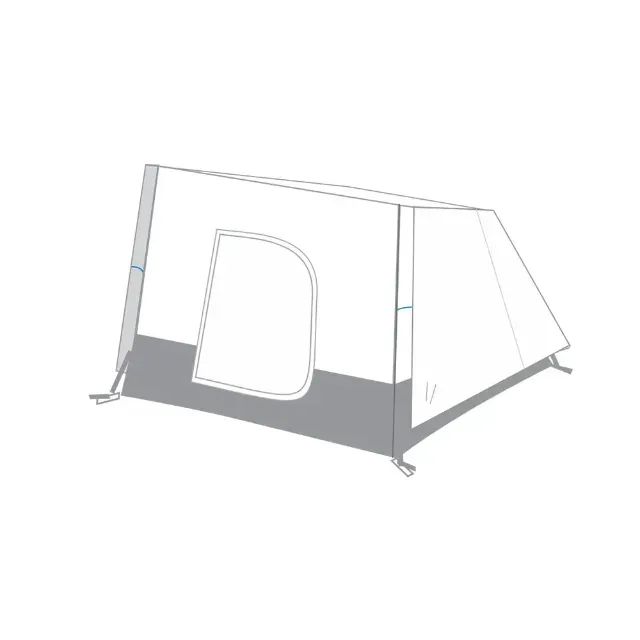 Barraca para tenda Anexx 4/5P 3x3m NTK 2500mm (MOSTRUÁRIO) - Foto 4
