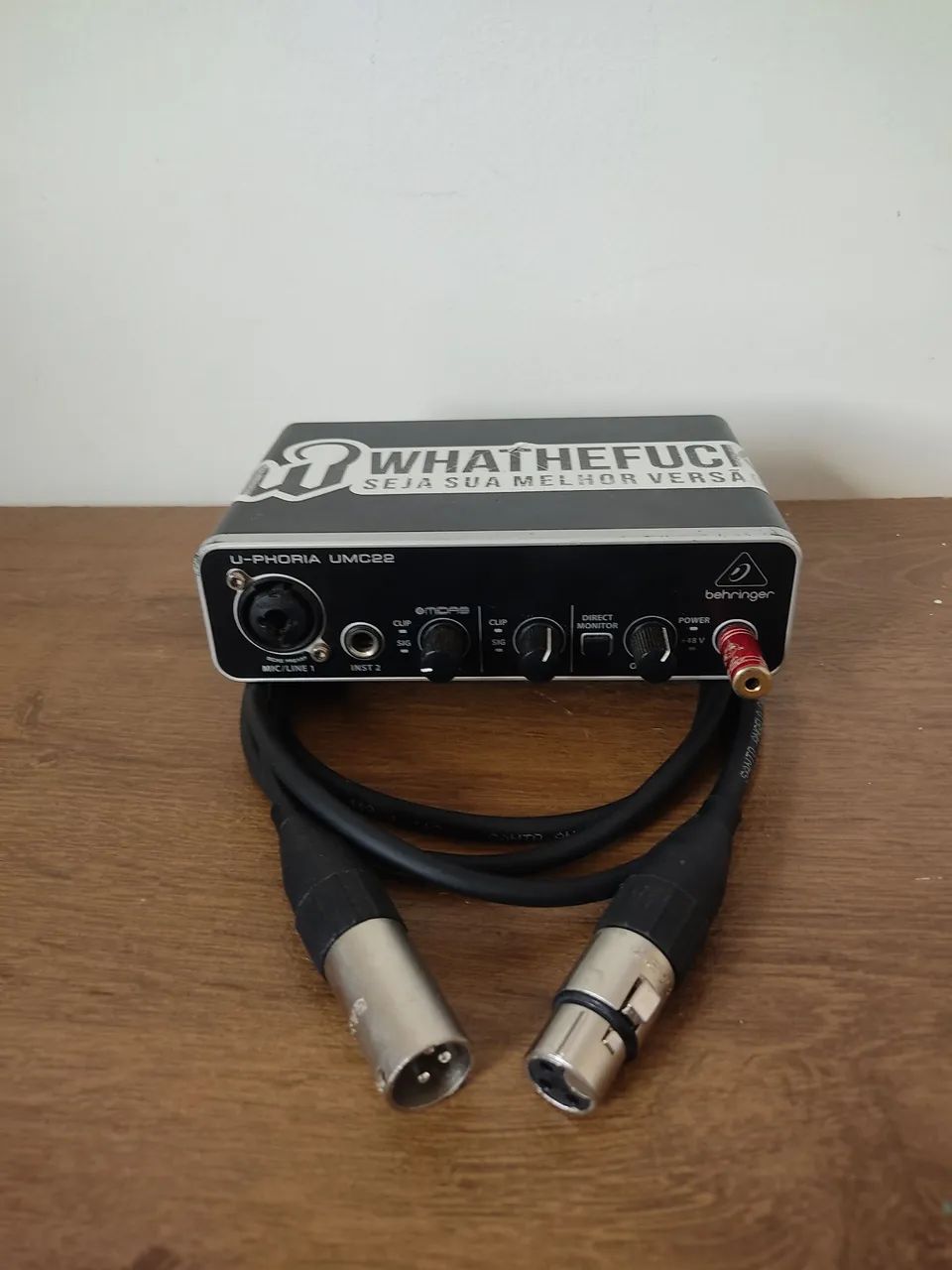 HOME STUDIO - MICROFONE/FONE/PLACA/CABO/TRIPÉ/POPFILTER 