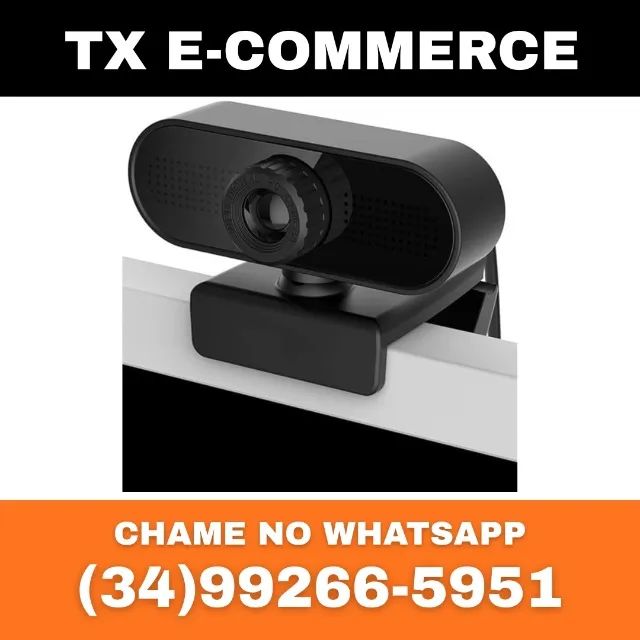 WebCam Camera para Computador Notebook Reuniões Home Office