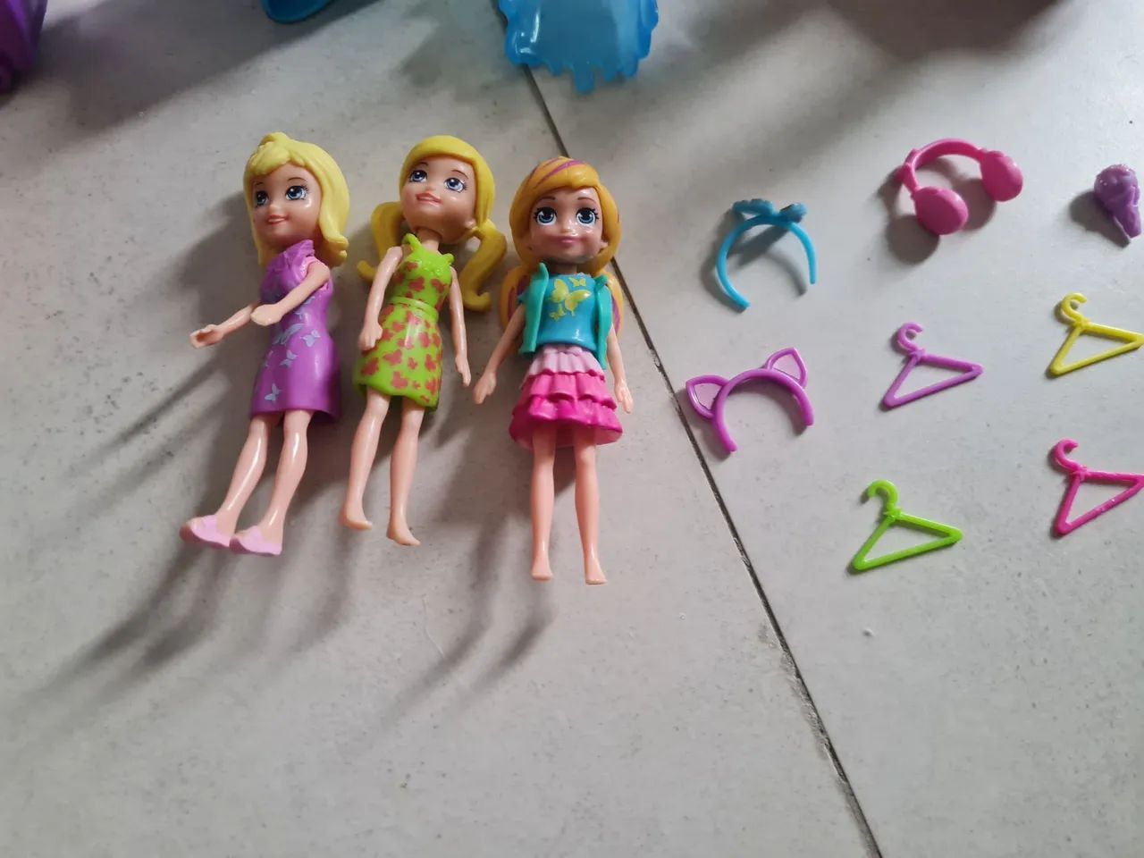 Trailer e carro de brinquedo e polly pocket original  - Foto 4