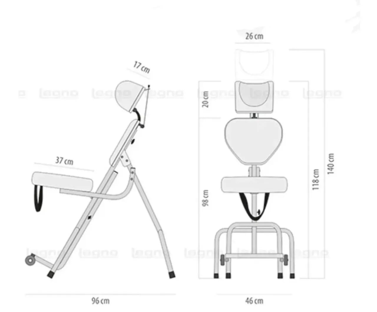 Cadeira dobrável  - Foto 3