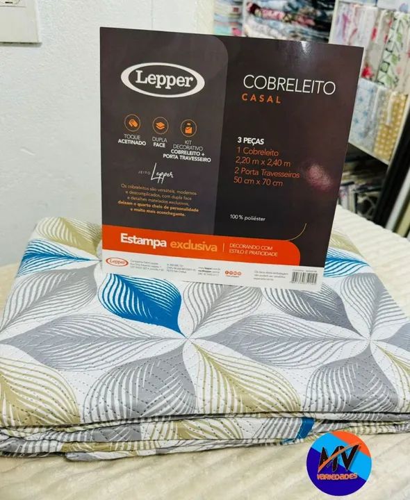 Cobre Leito Casal63825076848001121