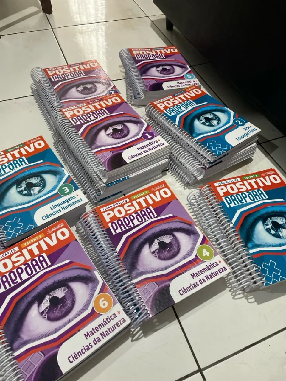 Livros Didáticos pré-vestibular Positivo- Volumes 1 a 8