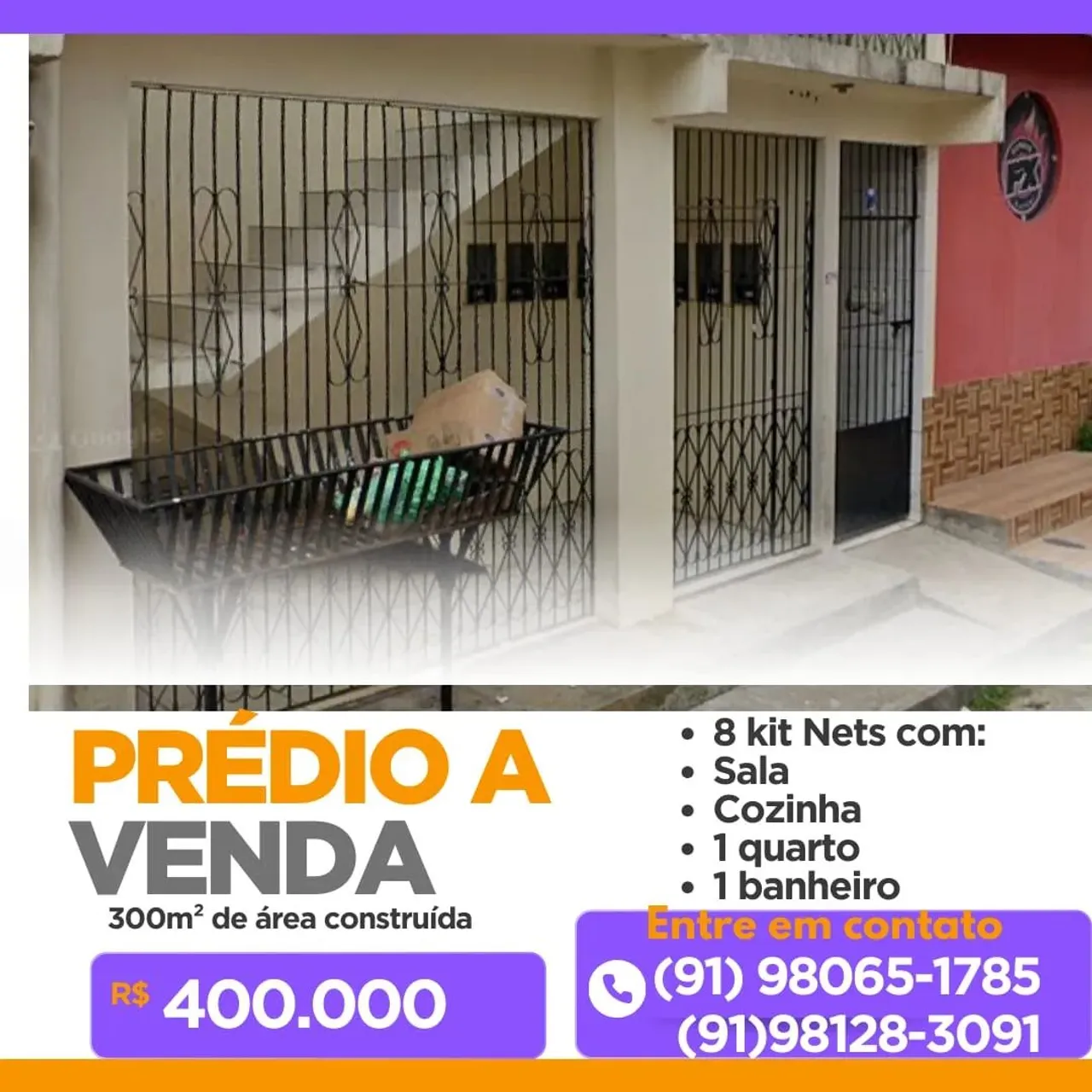 VENDO PREDIO COM 8 KIT NETS