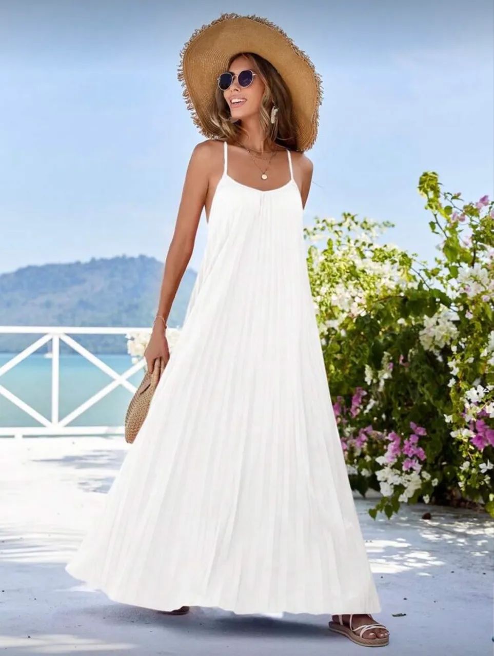 Vestido branco longo - Foto 2