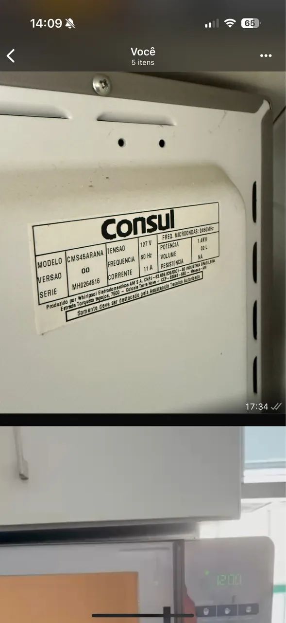 Microondas cônsul  - Foto 3