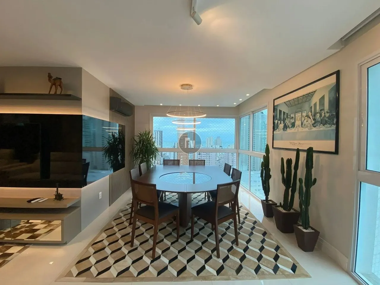 Apartamento Vista Mar 3 Suítes Splendia Tower FG Aluguel Anual Balneário Camboriú