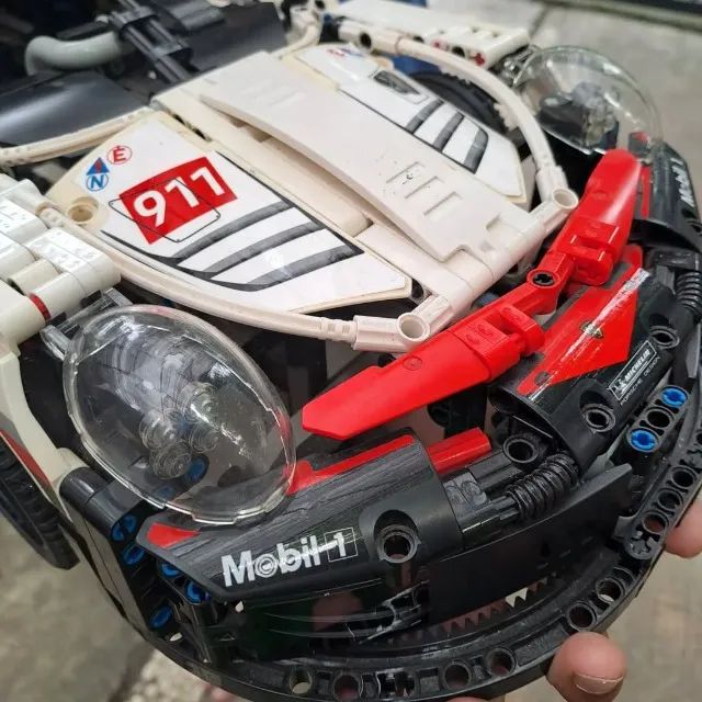 Blocos de montar Porsche 911 RSR com 1580 Peças e 50cm - Foto 2