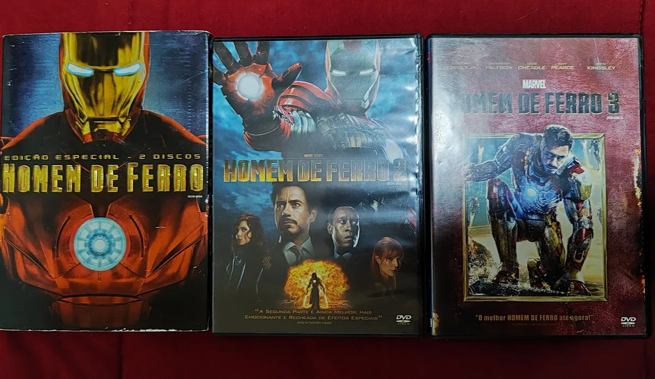 Coleção Homem de Ferro - DVD