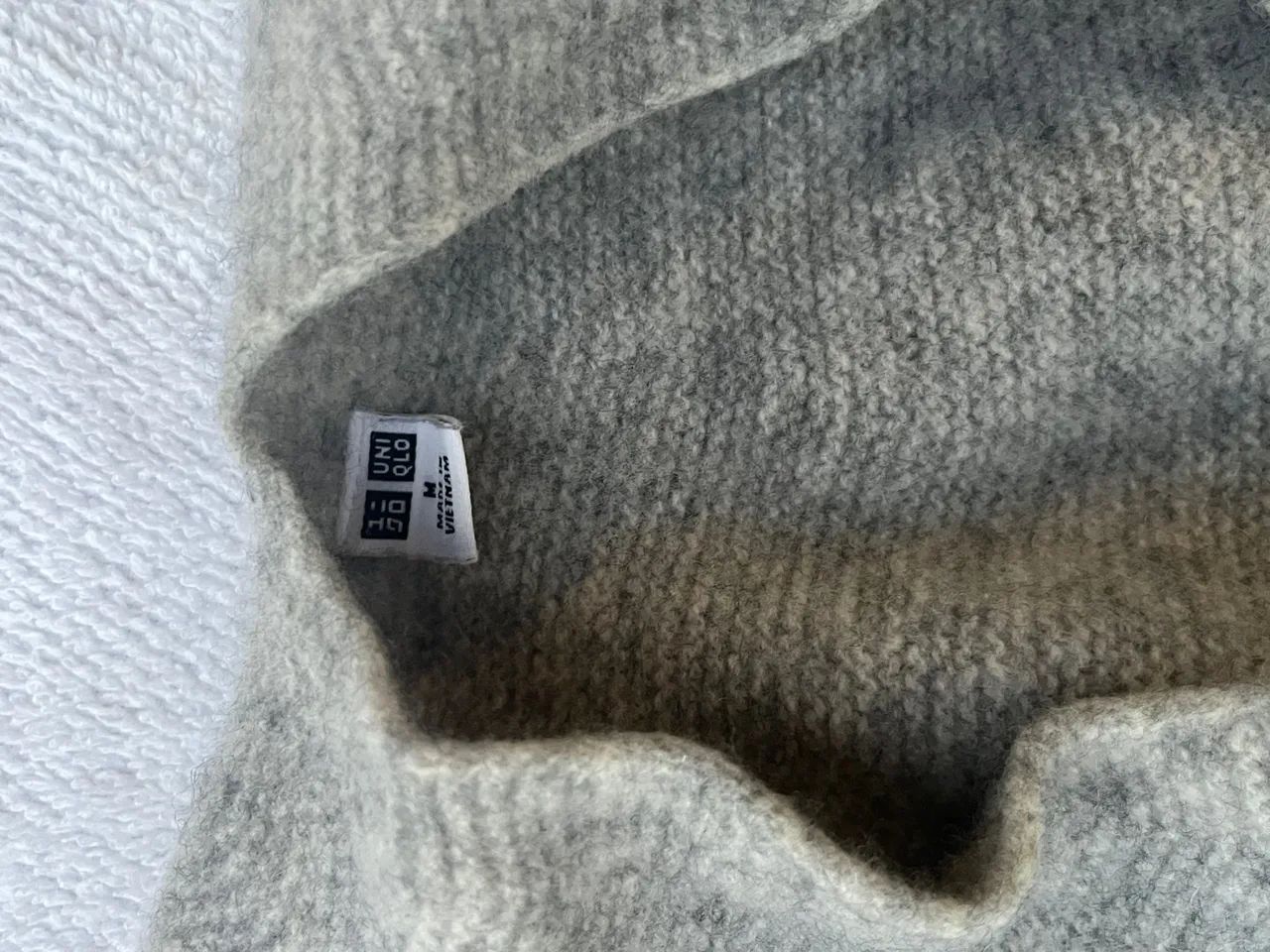 Suéter cinza de lã UNIQLO - Foto 2