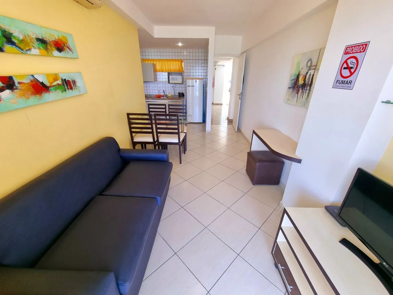 Flat mobiliado em Ponta Negra c/ linda vista para o mar - Foto 8