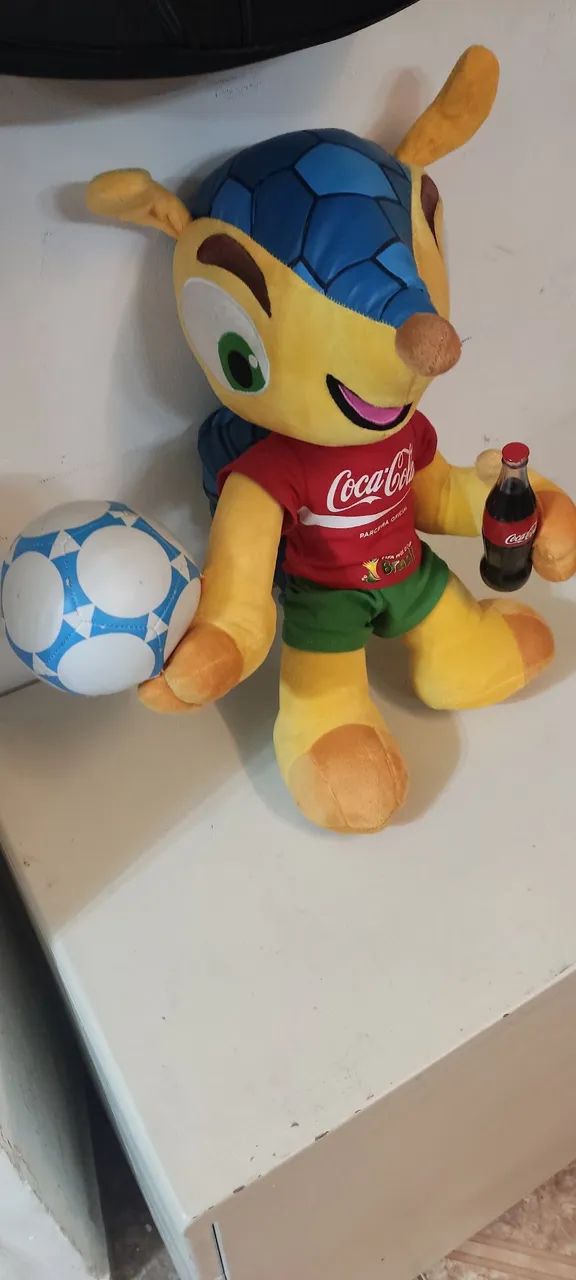 Mascote Fuleco Oficial Coca-cola Copa 2014 - Foto 3