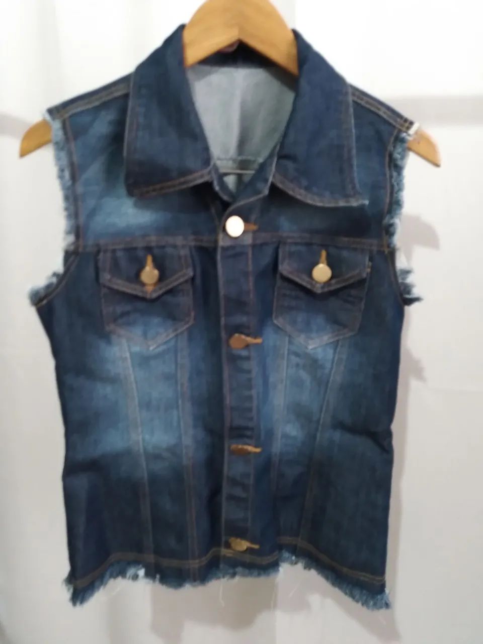 Colete jeans Tam M  - Foto 5