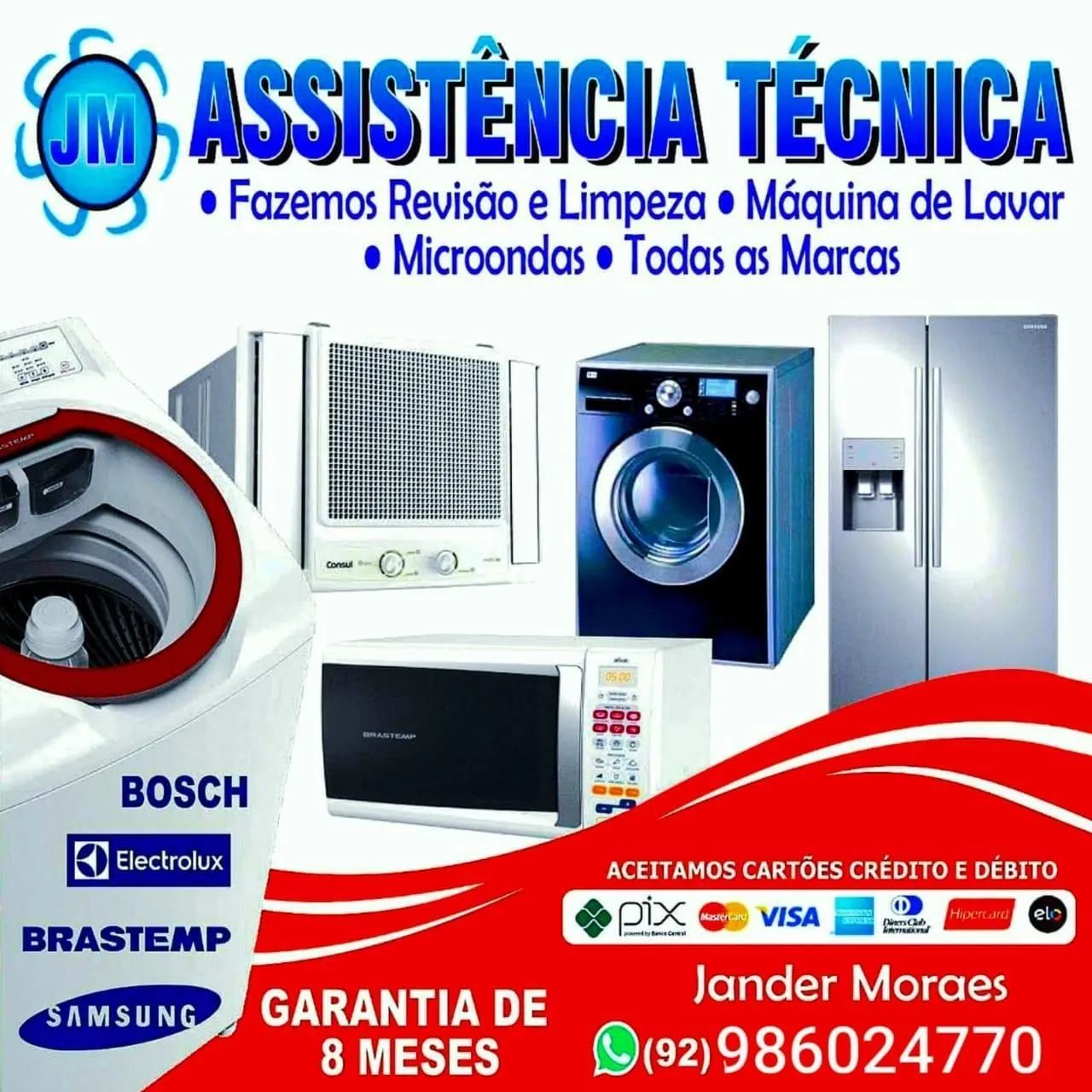 Técnico de Máquinas de Lavar Roupas 