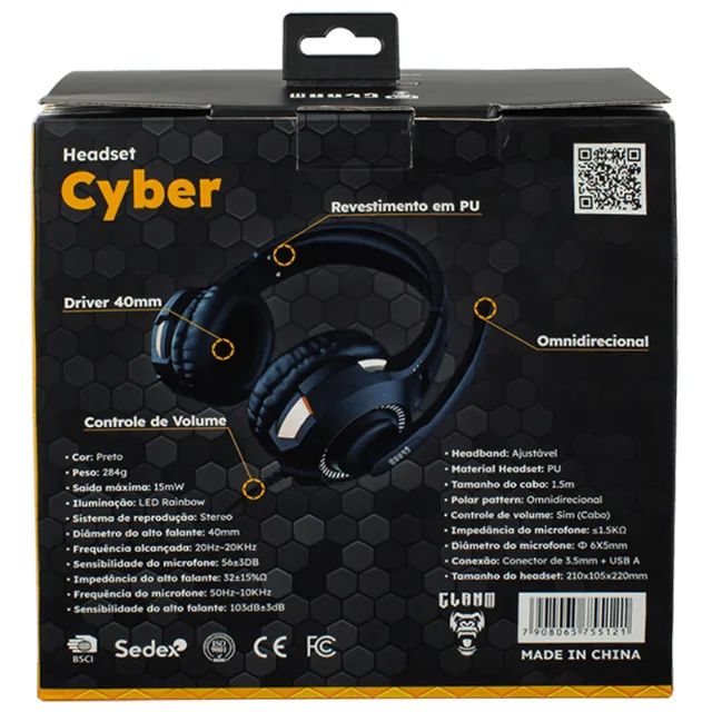 HEADSET CYBER - Clanm - Foto 2