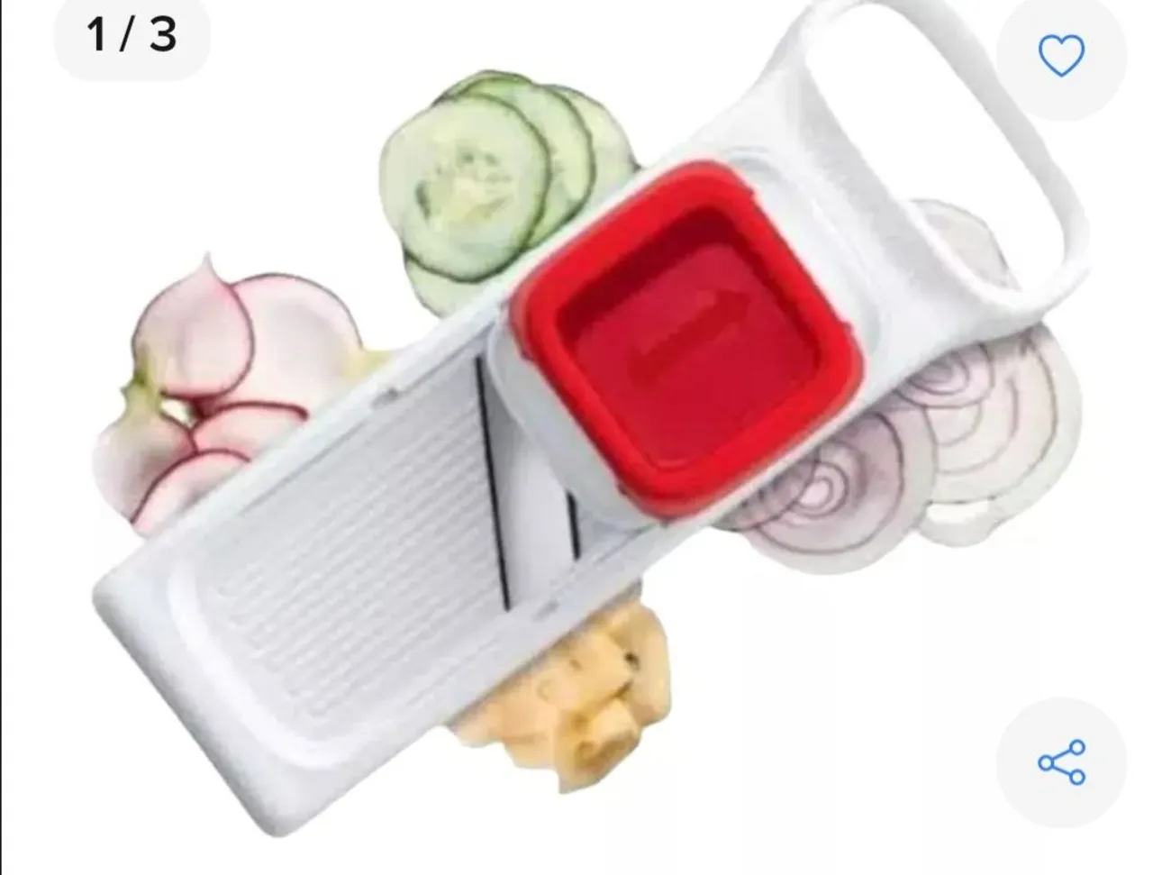 TUPPERWARE SUPER CHEF MINI FATIADOR/CORTADOR
