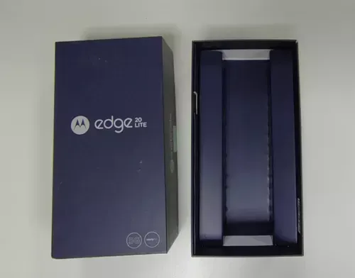 Caixa Embalagem Edge 20 Lite 128GB Grafite