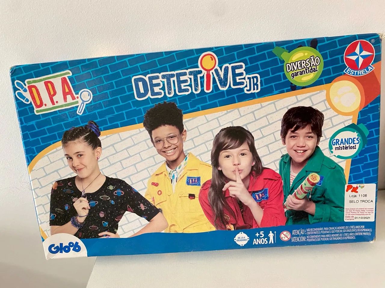 Jogo Detetive Júnior - DPA - Muito Novo 