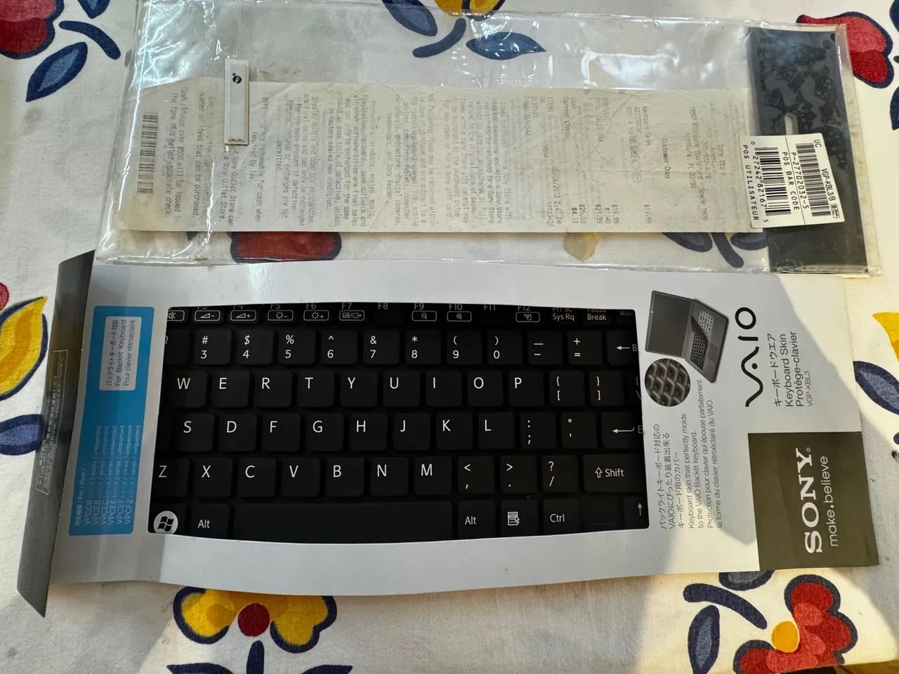 Protetor de Teclado Sony VAIO Original VGP-KBL3/B - Foto 5