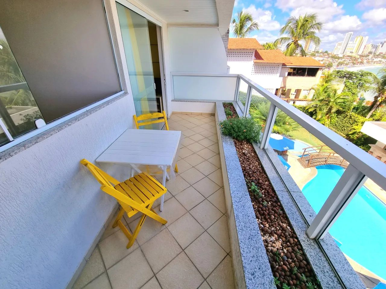 Flat mobiliado em Ponta Negra c/ linda vista para o mar - Foto 6