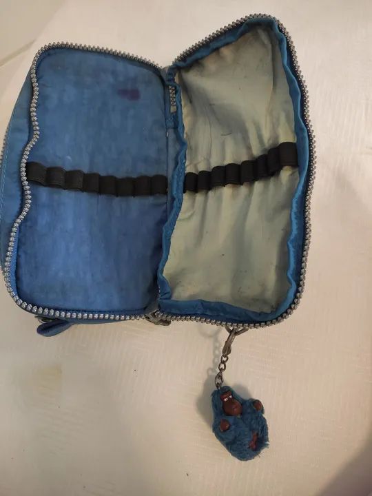 Estojo Kipling 100 Pens  Azul Original  - Foto 2