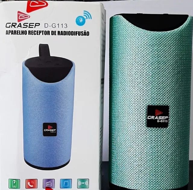 Caixa de Som Bluetooth 12W/Rms - Premium Grasep !   - Foto 3
